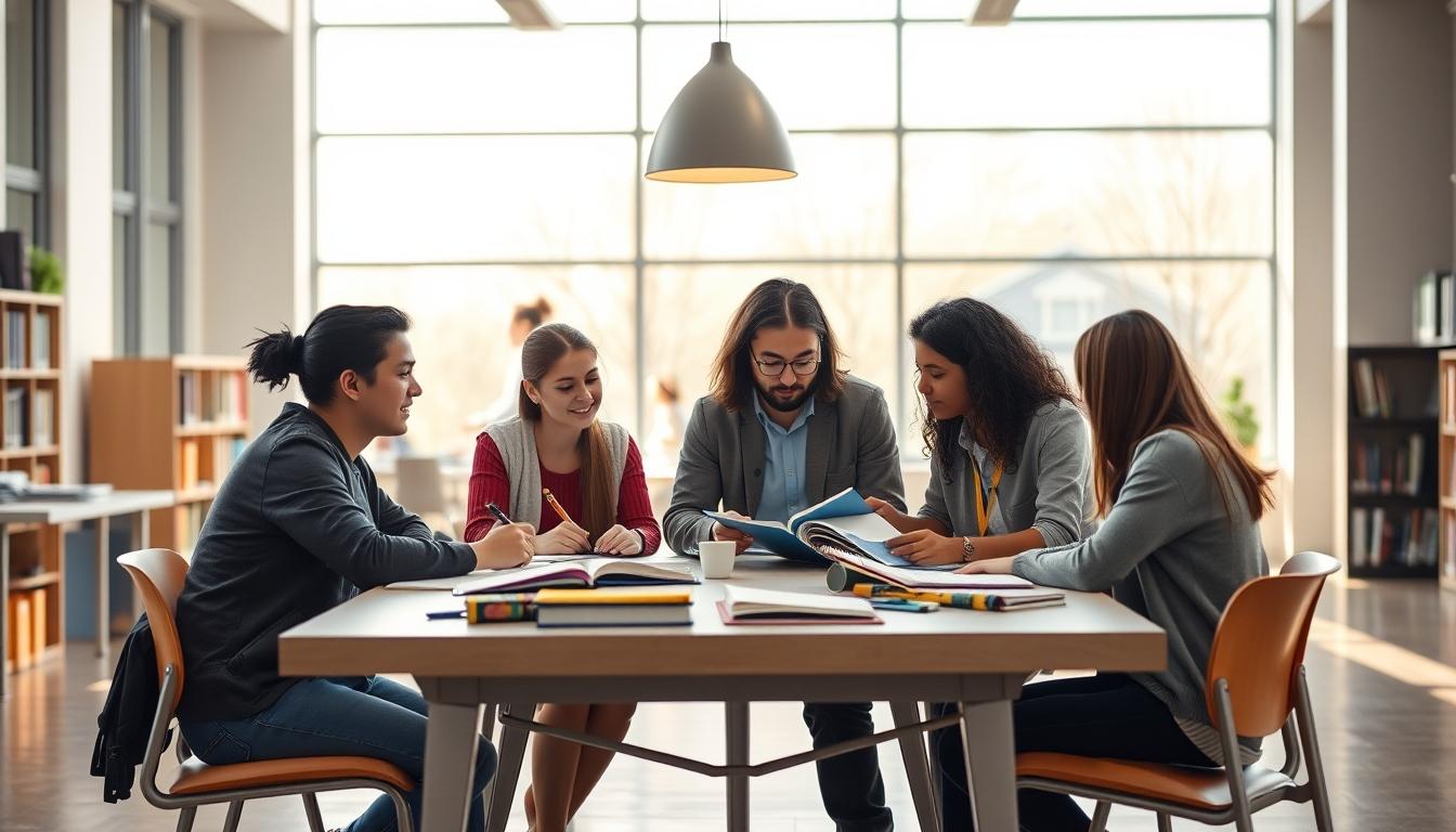 Organized study environment supporting productive learning